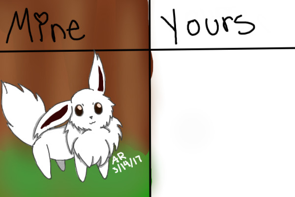 Shiny Eevee Yours + Mine