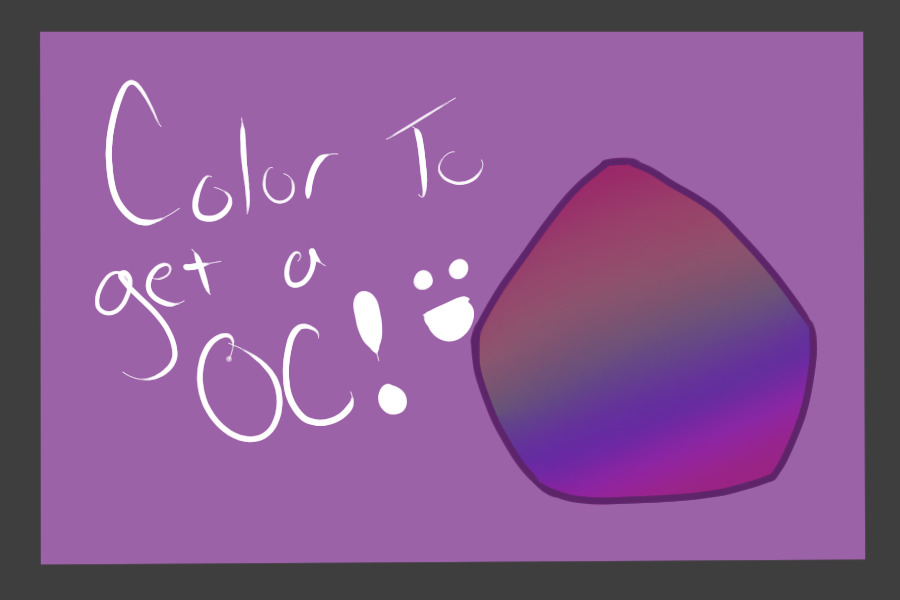 Color In A Plush, Get a OC!