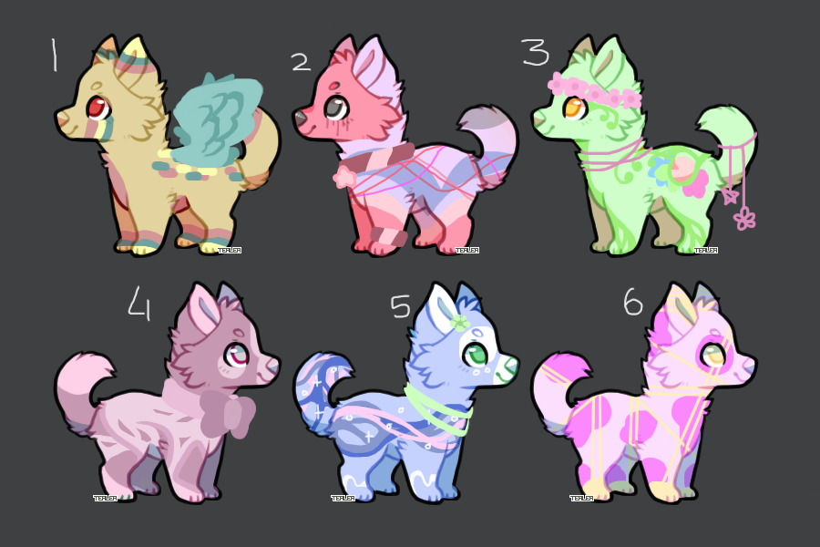 vintage pastel themed adopts ,,