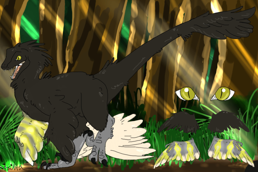 Quararaptor Mascot - Requiem