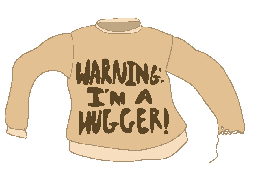 warning: i'm a hugger
