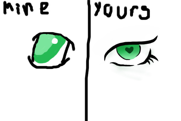 Mine VS Yours Eye