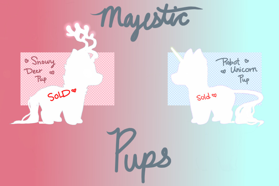 Majestic Pups! [Original Lines by Tealea] [Edited by Me]