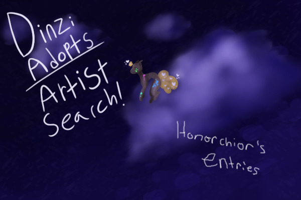 Dinzi Adopts Artist Search Honorchior's Entries