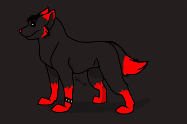 Flame Emo Fox