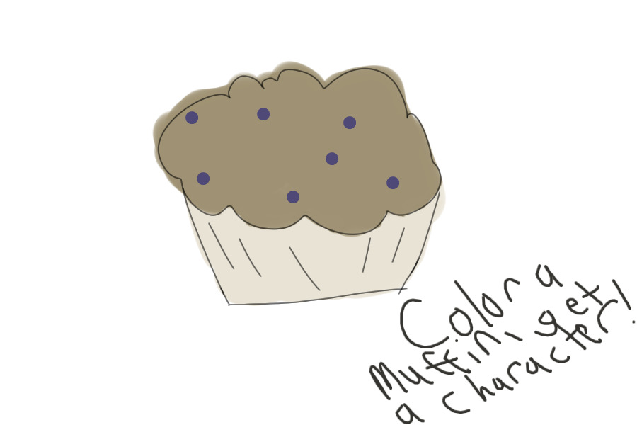 Color a muffin get a character