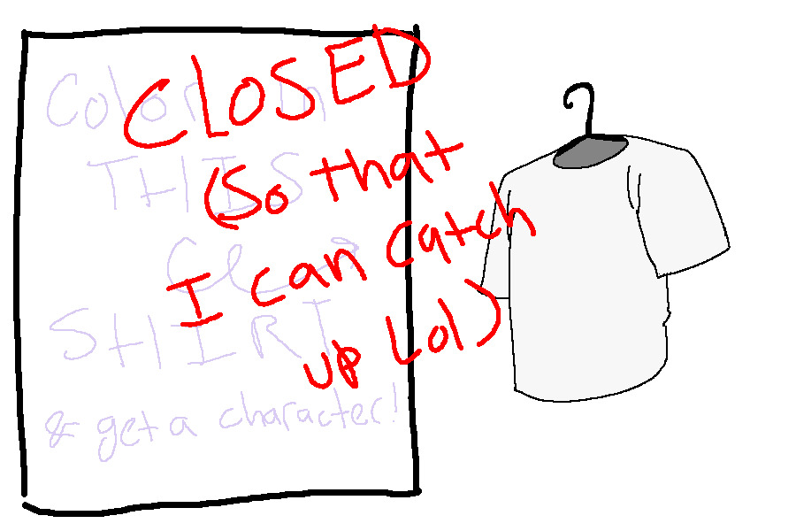 colour this shirt for a character ! ! !