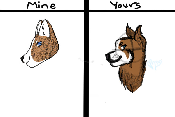 Mine Vs Yours ~ Finished "Yours" Side!