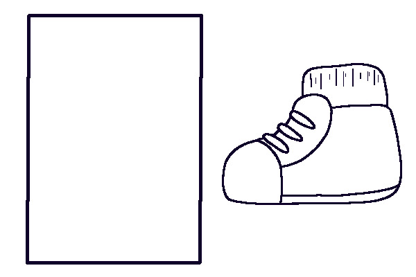 color the shoe, get a character!
