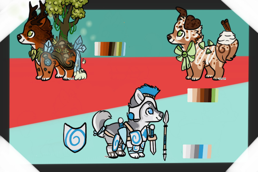 Commission for SilverPandorica - 3 characters