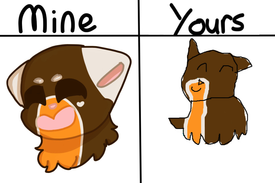 Mine VS Yours