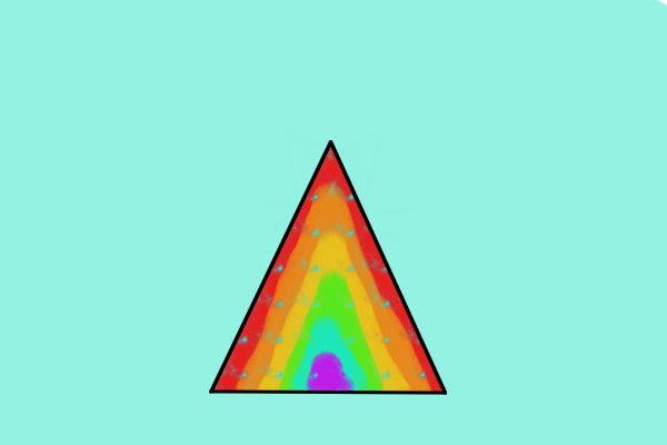 Rainbow triangle!