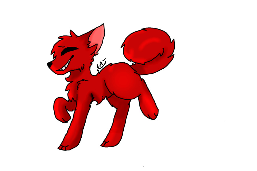 Red wolf thing