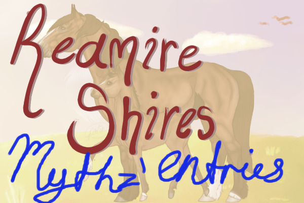 Redmire Shire Entries