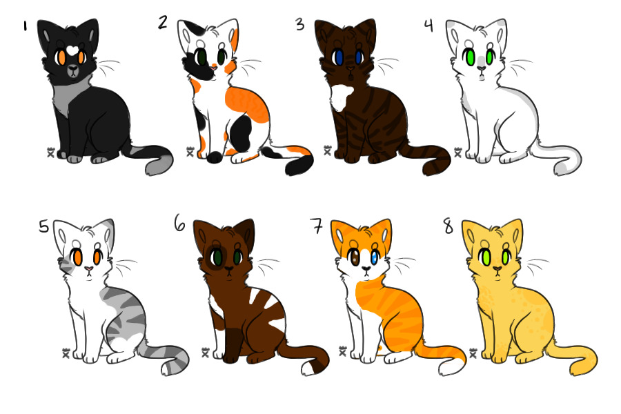 Cat Adoptables -For Sale on dA-