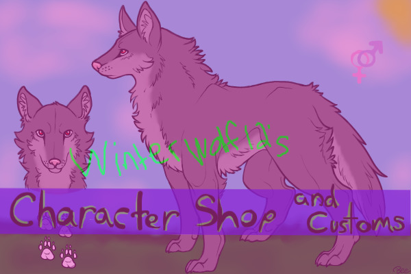 WinterWolf12's Character Shop and Customs!