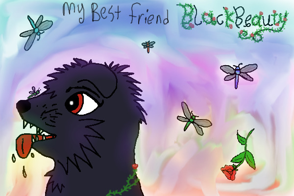 My rosewolfdog BlackBeautiful