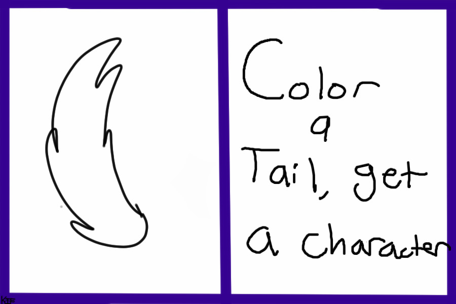 Color A Tail, Get A Character!