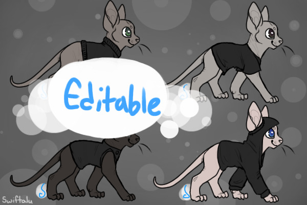 Modified editable: Hairless cats!