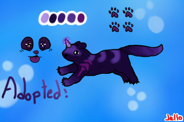 Purple Bandit - Adopted Ottercorn