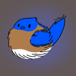 I tried to make a bluebird
