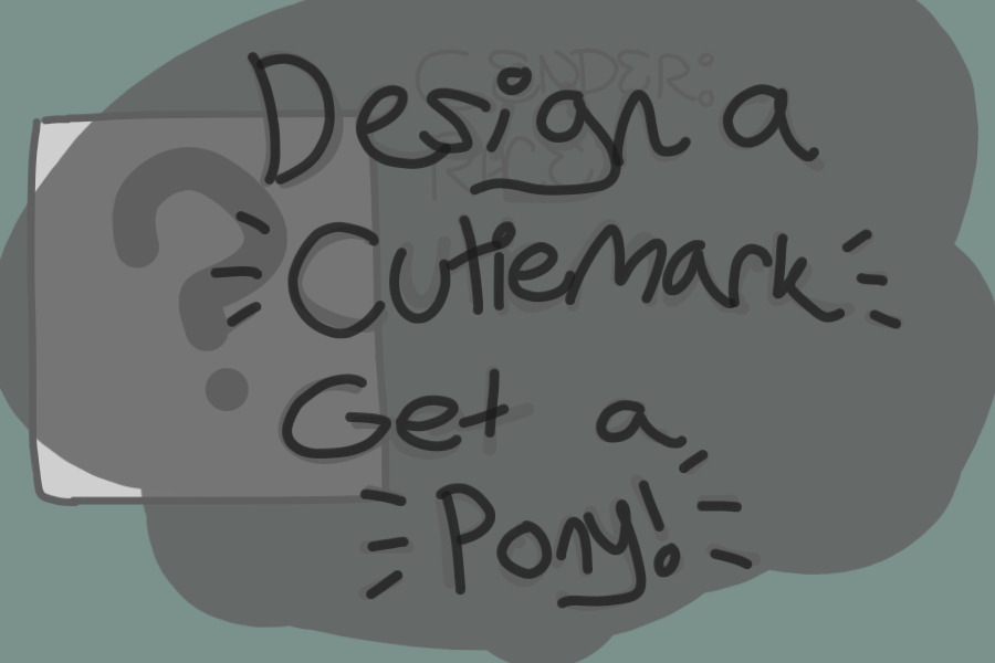Design a cutiemark get a pony