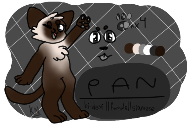 Pan's the name (meet the artist's anthropomorphic chara)