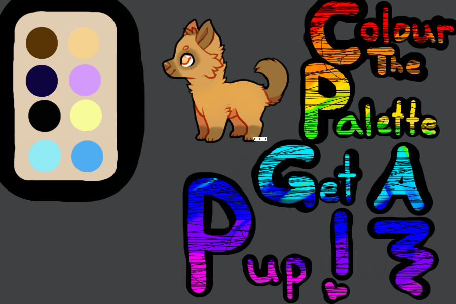color a pup!!!