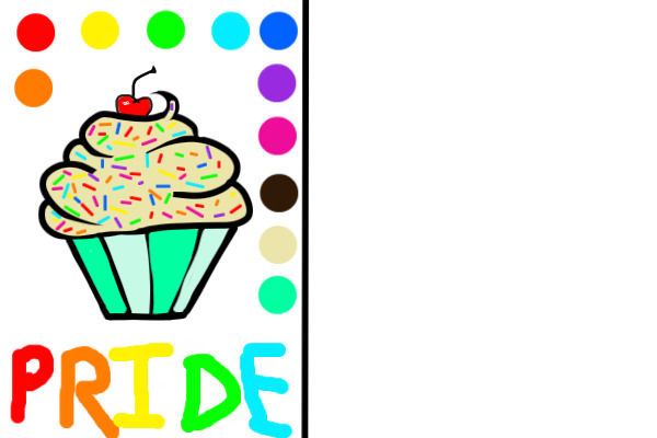 LGBTQ+ Pride Cupcake
