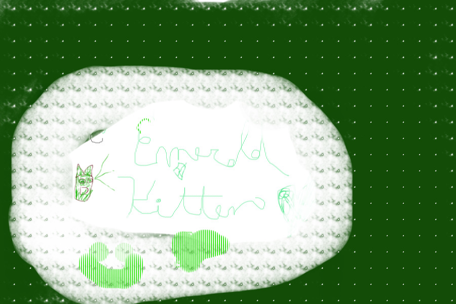 Emerald Kitten Frame