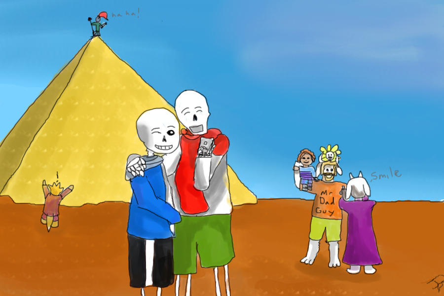 Undertale at the pyramids
