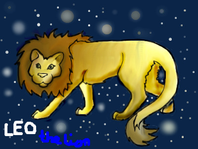 my EDITED version of SkyDog's lion!