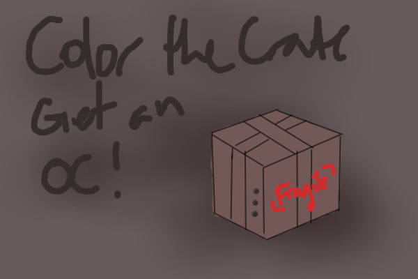color the crate, get an oc!