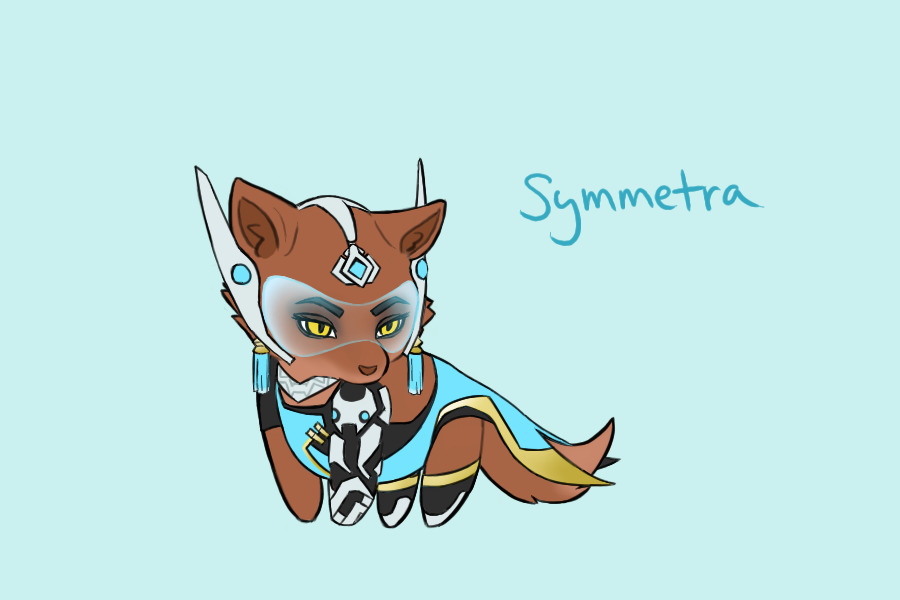 #10 OW Symmetra fox