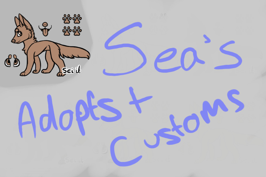 Dog Adopts+Customs 2