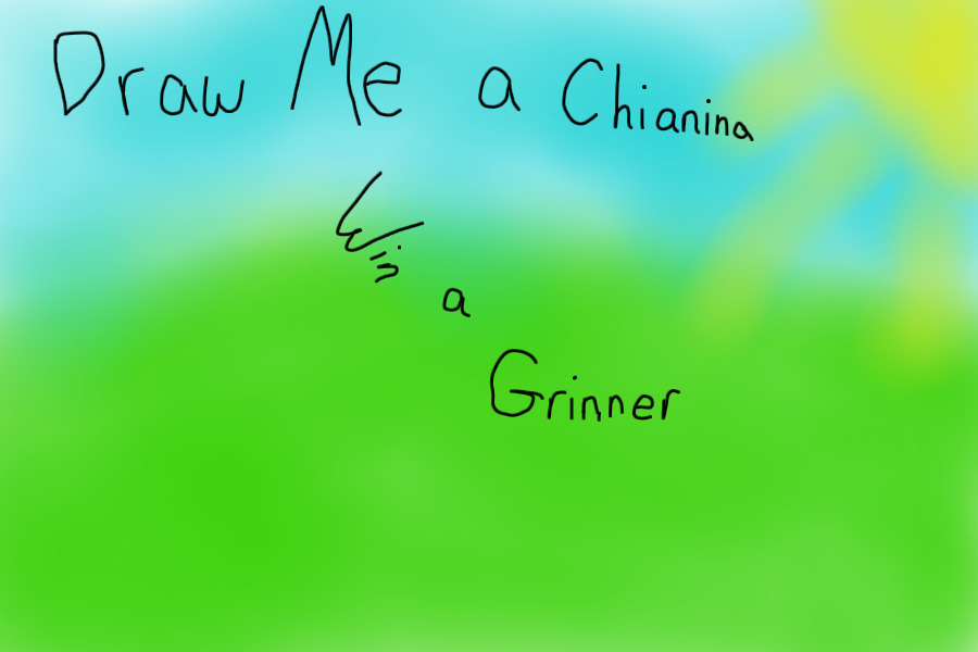 Draw Me A Chianina and win a grinner!