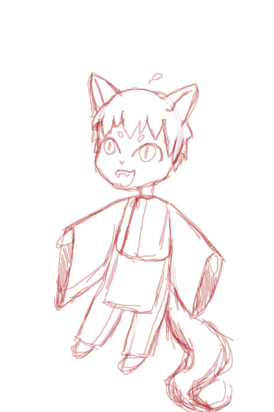 Fox spirit sketch