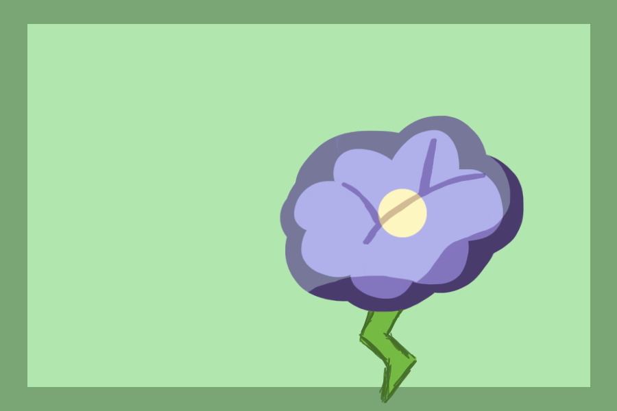 Stormy flower