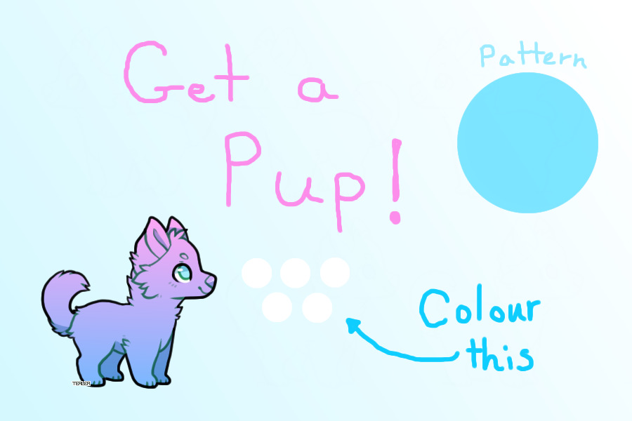 Colour a palette, get a pup! [OPEN]