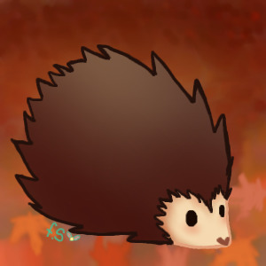 Chibi hedgehog editable avatar