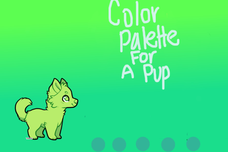 Color the pallete for a pup!