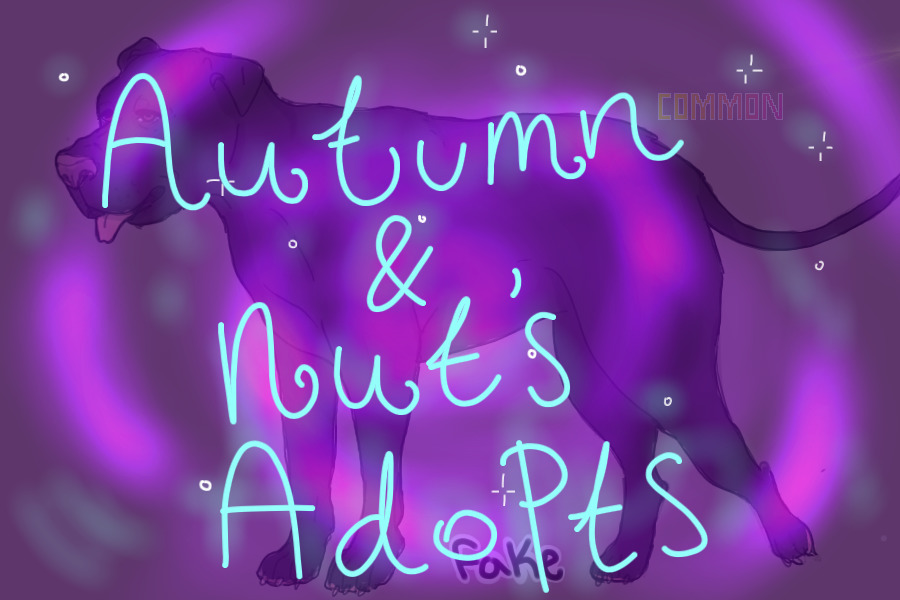 -Autumn and Nuts Free Adopts and customs- OPEN