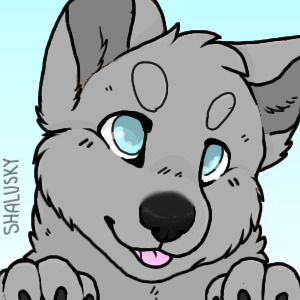 Editable Wolf Avatar