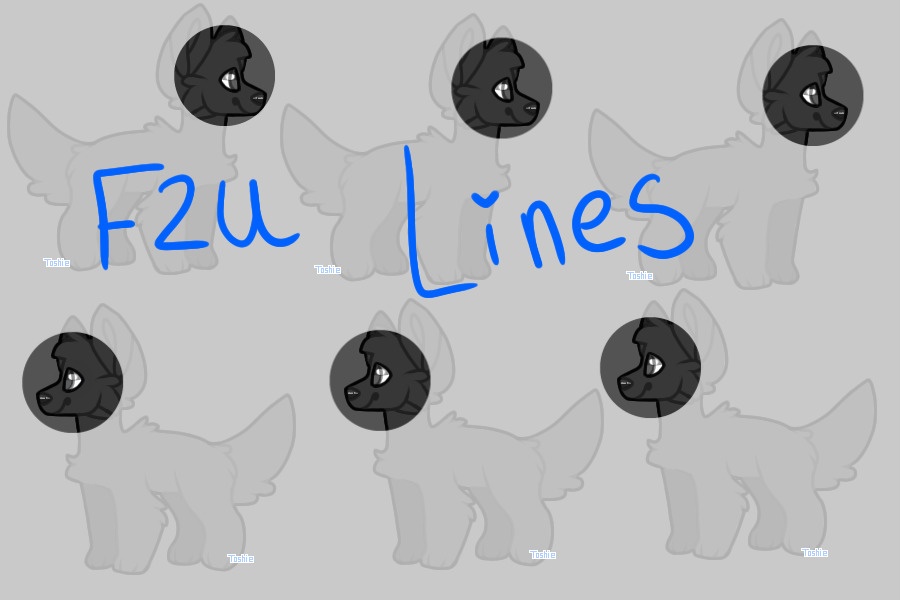 F2U Pupper adopt sheet lines.