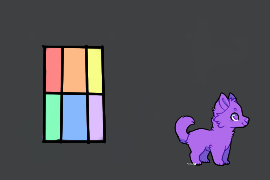 Colored in
