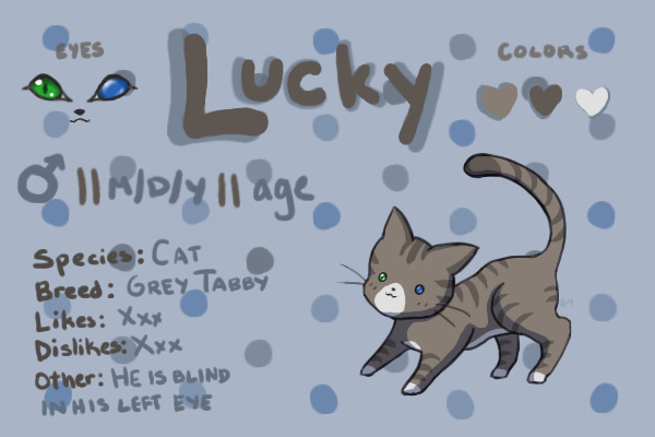 Lucky w/ Ref Sheet (Entry for @avocados)