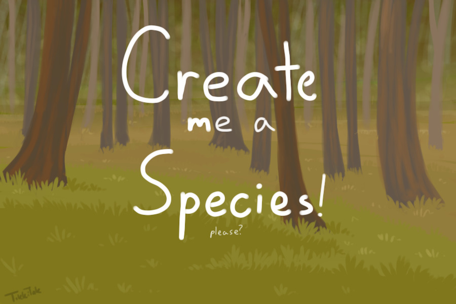 Create me a species! Very rare and rare prize!!! WINNERS
