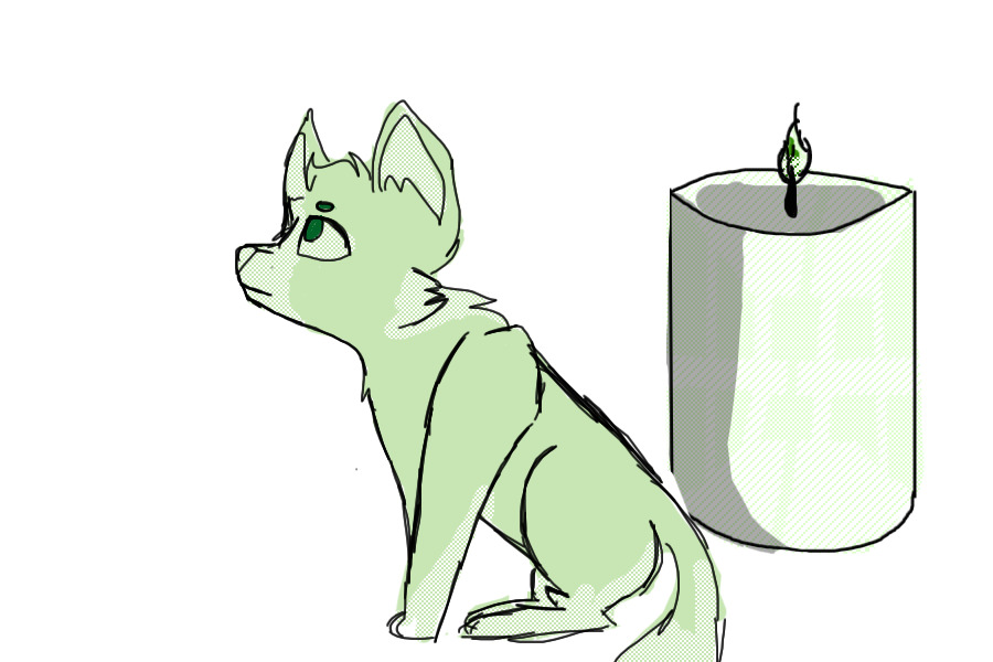 Candle for character #4