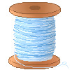 light blue thread