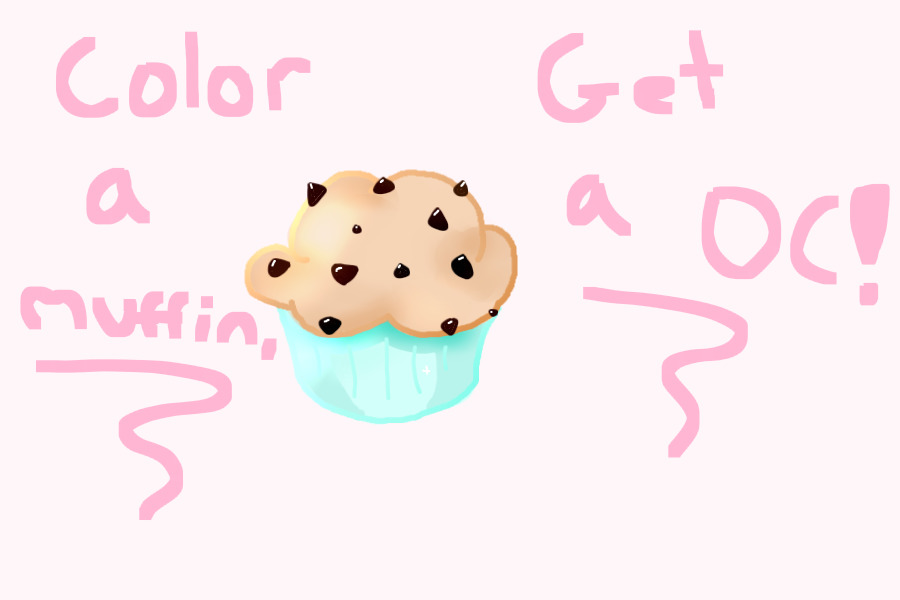 Color a muffin, get an OC!